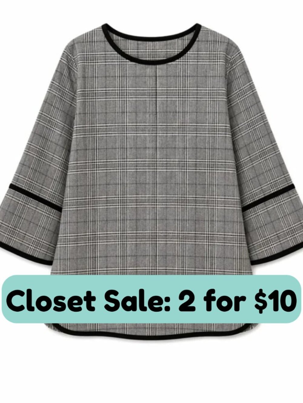 Max Edition Plaid Tunic